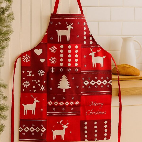 Χριστουγεννιάτικη ποδιά "Nordic Reindeer"