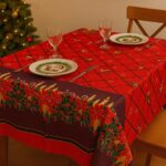 Χριστουγεννιάτικο τραπεζομάντηλο “Candle Bells”