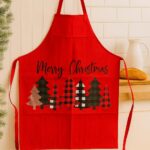 Χριστουγεννιάτικη ποδιά "Plaid Forest"