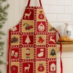 Χριστουγεννιάτικη ποδιά "Holiday Patchwork"