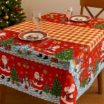 Χριστουγεννιάτικο τραπεζομάντηλο “Santa's Joy ”