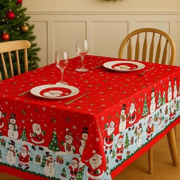 Χριστουγεννιάτικο τραπεζομάντηλο “Santa Parade”