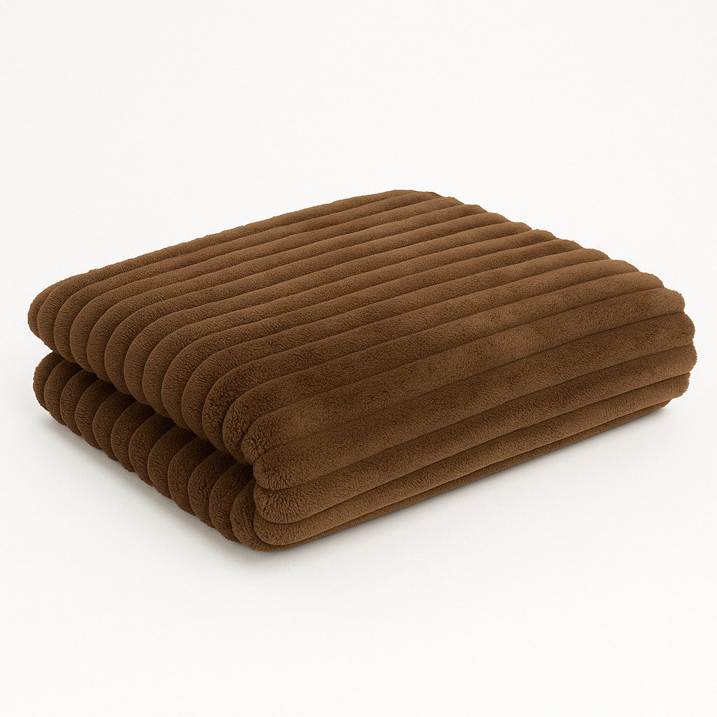 CHOCOLATE QUILT Velour Dream Collection – Κουβερτοπάπλωμα Σοκολά - Image 1