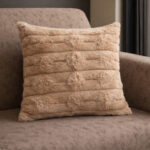 Διακοσμητική Μαξιλαροθήκη Faux Fur – Beige