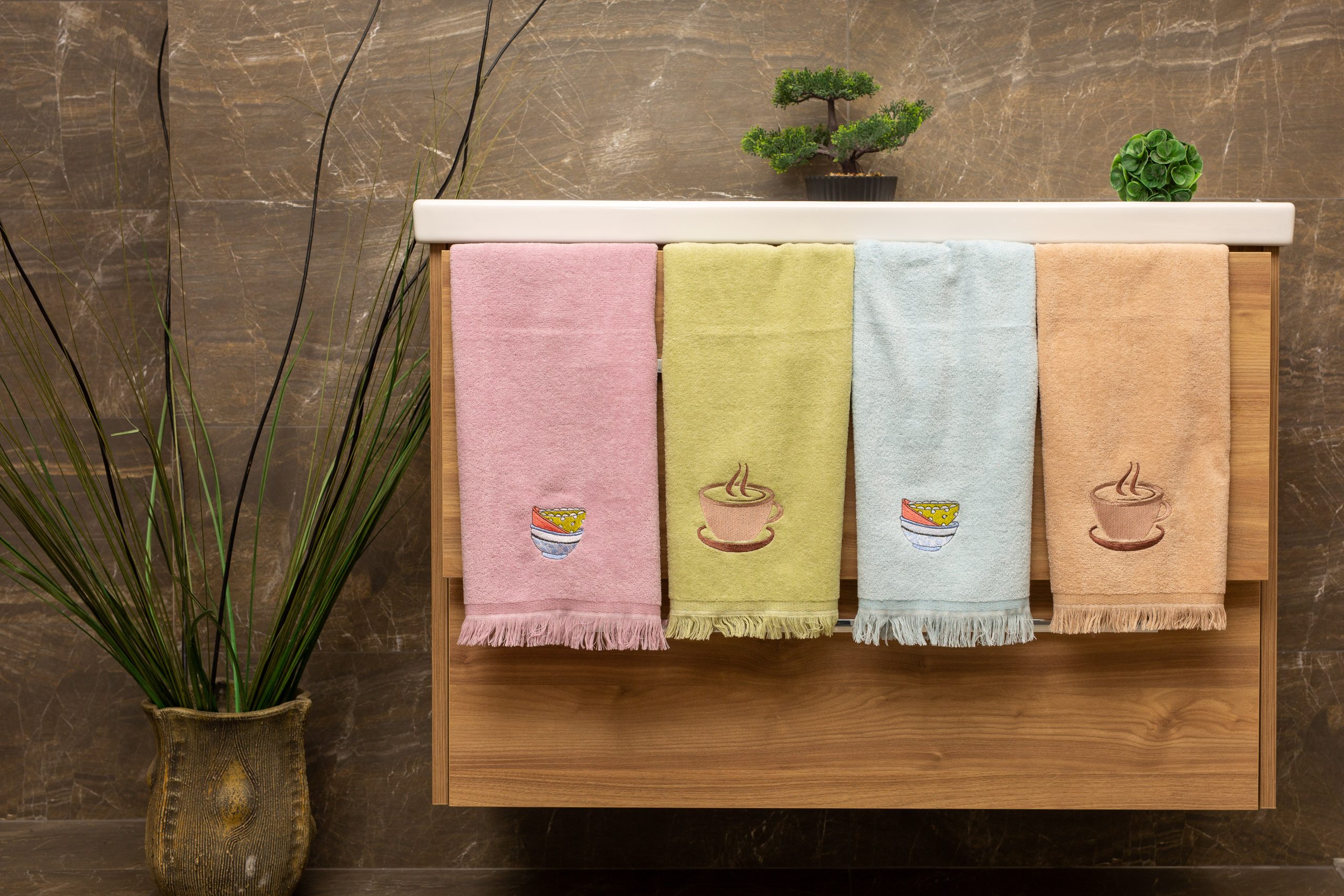 Πετσέτα με κρόσσι Cups