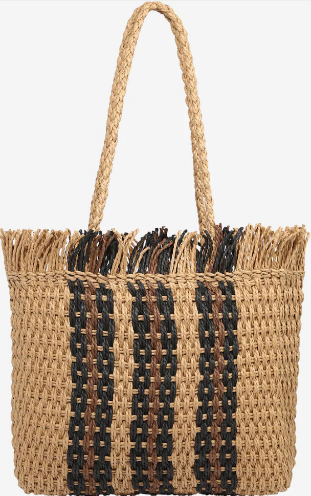 ΨΑΘΙΝΗ ΤΣΑΝΤΑ ΘΑΛΑΣΣΗΣ ΜΕ ΡΙΓΕΣ