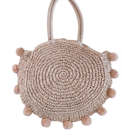 ΨΑΘΙΝΗ ΤΣΑΝΤΑ ΘΑΛΑΣΣΗΣ ΜΕ ΔΙΑΚΟΣΜΗΤΙΚΑ ΦΟΥΝΤΑΚΙΑ