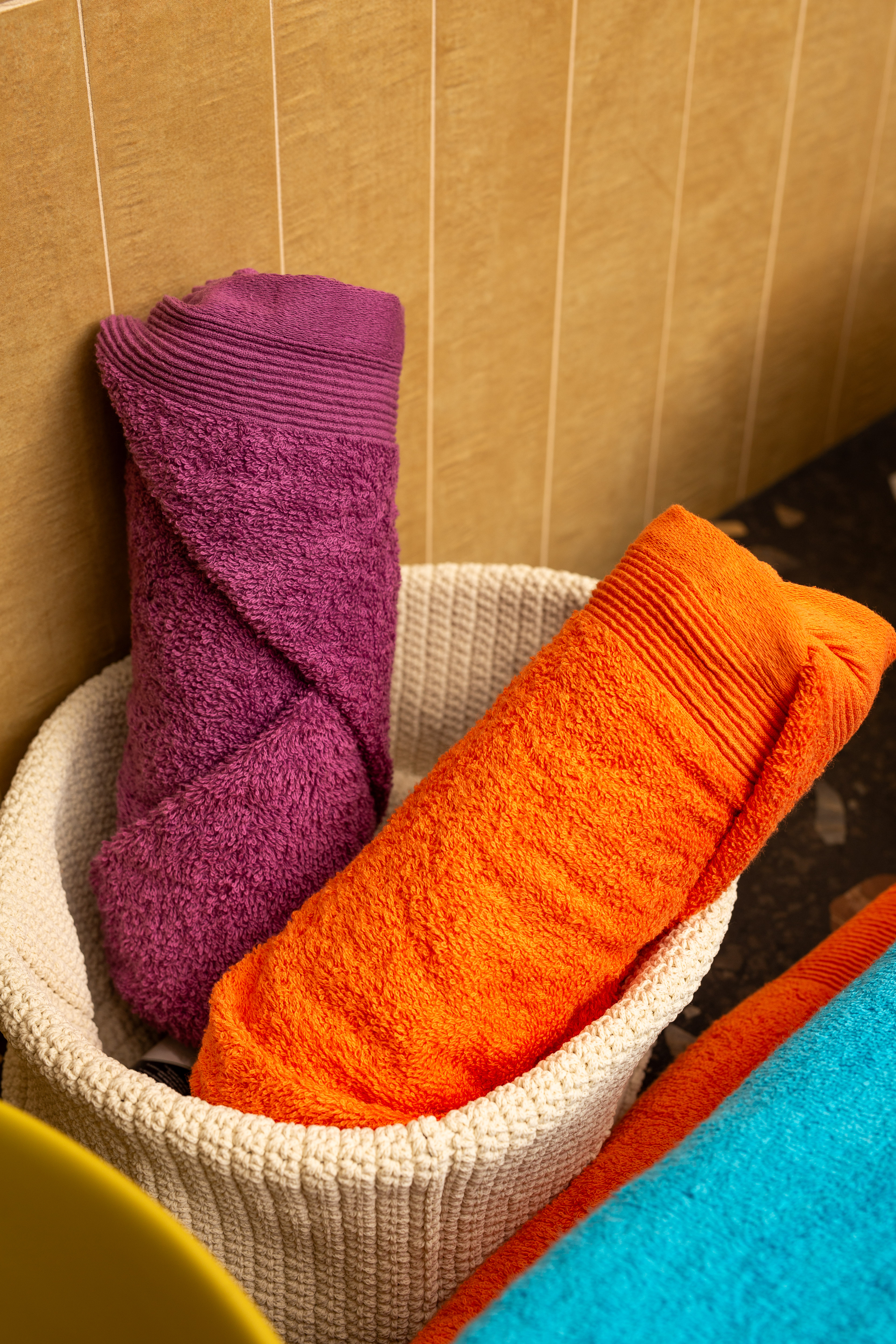 Μονόχρωμες πετσέτες Olivia